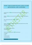 NUSC 1165 UCONN EXAM 1 &lpar;CH&period;1-3&rpar; 2025 QUESTIONS AND ANSWERS