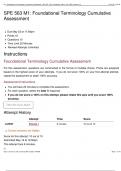 SPE 563 M1&colon; Foundational Terminology Cumulative Assessment&vert; Questions and Answers &vert; 2025 Update &vert; 100&percnt; Correct&period;