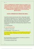 ATI RN COMPREHENSIVE PREDICTOR &lpar;FORM A&comma; B&comma; C & D&rpar; NEWEST 2025 TEST BANK&vert; 4  VERSIONS WITH COMPLETE 850 ACTUAL EXAM QUESTIONS AND CORRECT DETAILED ANSWERS &lpar;VERIFIED ANSWERS&rpar; GRADED A&plus;&vert; RN COMPREHENSIVE PREDICTOR ATI TEST BANK 2025 &lpar;BRAND NEW&excl;&excl;&rpar;