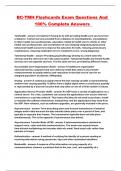 BC-TMH Flashcards Exam Questions And 100&percnt; Complete Answers 