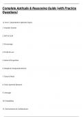 "Aptitude & Reasoning Master Guide&colon; Learn Fast with 100&plus; Practice Questions"