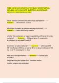 PAEA EOC & SUMMATIVE PRACTICE EXAM NEWEST ACTUAL  2025&sol;2026 WITH COMPLETE QUESTIONS AND DETAILED  ANSWERS&period; VERIFIED&sol;GRADED A&plus;&vert;
