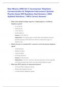New Mexico &lpar;NM&rpar; ES 7J Journeyman Telephone Communication & Telephone Interconnect Systems Practice Exam 200 Questions And Answers &vert; 2025 Updated Solutions &vert; 100&percnt; Correct Answers