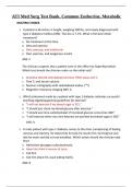         Test Bank FOR ATI Med Surg&comma; Common Endocrine&comma; Metabolic 