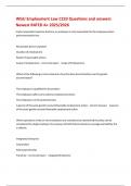 WGU Employment Law C233 Questions and answers Newest RATED A&plus; 2025&sol;2026 