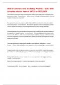 WGU E-Commerce and Marketing Analytics - D381 With complete solution Newest RATED A&plus; 2025&sol;2026 