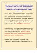 WGU C805 PATHOPHYSIOLOGY OBJECTIVE ASSESSMENT FINAL  EXAM VERSION 2 LATEST 2025 ACTUAL EXAM WITH COMPLETE  QUESTIONS AND CORRECT DETAILED ANSWERS &lpar;100&percnt; VERIFIED  ANSWERS&rpar; &vert;ALREADY GRADED A&plus;&vert; &vert;&vert;PROFESSOR VERIFIED&vert;&vert;  &vert;&vert;BRANDNEW&excl;&excl;&excl;&vert;&vert;