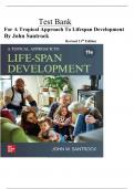 TEST BANK For A Topical Approach to Lifespan Development 11th Edition By John Santrock| Verified Chapter's 1 - 17 | Complete