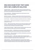 WGU D033 EXAM STUDY TEST GUIDE WITH 100&percnt; COMPLETE SOLUTION