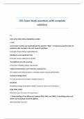 CRL Exam Study questions with complete solutions