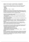 NMNC 3210 EXAM 3 QUESTIONS & ANSWERS