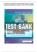 Foundations of Psychiatric Mental Health Nursing&colon; A Clinical Approach &lpar;8th Edition&comma; Varcarolis&rpar; &ndash; Complete Test Bank with Answers