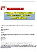 FITZGERALD PRACTICE TEST  EXAM 2025 WITH GUARANTEED ACCURATE ANSWERS &vert;VERIFIED
