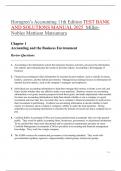 Horngren&rsquo;s Accounting &lpar;11th Edition&comma; 2025 &ndash; Miller-Nobles&comma; Mattison&comma; Matsumura&rpar; &ndash; Complete Test Bank and Solutions Manual