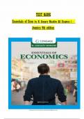Essentials of Economics &sol; Mankiw 8th Edition Test Bank &sol; Score 100&percnt; &sol; 2025 Updated Resource