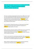 BSN HESI 246 Health Assessment V2 EXAM QUESTIONS AND CORRECT &lbrace;VERIFIED&rcub; ANSWERS NEWEST UPDATE&vert;ALREADY GRADED A&plus;&period;