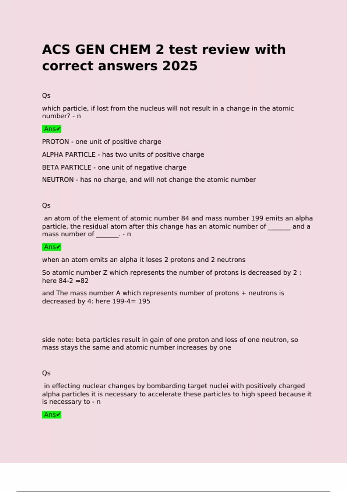 ACS General Che Exam ch1-8 terms with definitive answers 2025. symbolic ...