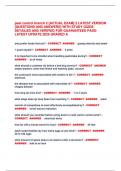 pest control branch 2 &lbrack;ACTUAL EXAM&rsqb; LATEST 2 VERSION  &lbrack;QUESTIONS AND ANSWERS&rsqb; WITH STUDY GUIDE  DETAILED AND VERIFIED FOR GUARANTEED PASS-  LATEST UPDATE 2025 GRADED A