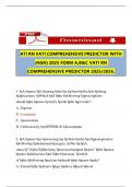 ATI RN VATI COMPREHENSIVE PREDICTOR WITH &lbrace;NGN&rcub; 2025 FORM A&comma;B&C VATI RN COMPREHENSIVE PREDICTOR 2025&sol;2026&period;