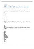 CFIN Chapter 4 & 5 Quiz With Correct Answers