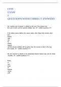 CFIN EXAM 2 QUESTIONS WITH CORRECT ANSWERS