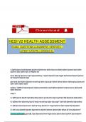 HESI V2 HEALTH ASSESSMENT EXAM &vert; QUESTIONS & ANSWERS &lpar;VERIFIED&rpar; &vert; LATEST UPDATE &vert; GRADED A&plus;