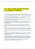 POL FINAL EXAM QUESTIONS WITH ALL CORRECT ANSWERS