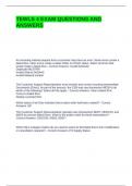 TEWLS 4 EXAM QUESTIONS AND ANSWERS