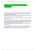 TEWLS 8 EXAM QUESTIONS AND ANSWERS