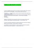 TEWLS 209 PART 3 EXAM QUESTIONS WITH CORRECT ANSWERS
