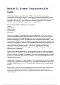 Module 22&colon; System Development Life Cycle Questions and answers graded A&plus; 2025&sol;2026