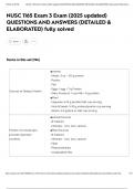 NUSC 1165 Exam 3 Exam &lpar;2025 updated&rpar; QUESTIONS AND ANSWERS &lpar;DETAILED & ELABORATED&rpar; fully solved