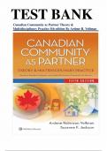 Test Bank of Canadian Community as Partner&colon; Theory and Multidisciplinary Practice 5th Edition by Ardene R&period; Vollman et al&period;