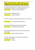 MAE 1351 EXAM 1&comma; MAE 1351 Exam 2 combined Exam Questions And Answers&period;docx