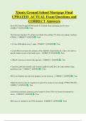 Xinnix  Bundled Exam Questions WITH  CORRECT Answers