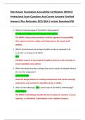 Rick Hansen Foundation Accessibility Certification &lpar;RHFAC&rpar;  Professional Exam Questions And Correct Answers &lpar;Verified  Answers&rpar; Plus Rationales 2025 Q&A &vert; Instant Download Pdf