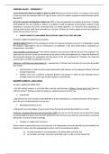 Summary LPC - Personal Injury and Clinical Negligence Complete Notes incl&period; Workshop and Prep Task Answers &lpar;Distinction Level&rpar;
