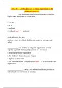 HSC 301 &ndash; U&period;S&period; Healthcare Systems Exam Questions with Accurate Answers &vert; Policy&comma; Insurance&comma; Technology&comma; and Health Services