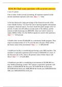 HSM 301 final exam questions with accurate answer1