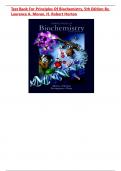Test Bank for Principles of Biochemistry&comma; 5th Edition by Laurence A&period; Moran&comma; H&period; Robert Horton&vert; 9780137522866&vert; All Chapters&vert; LATEST