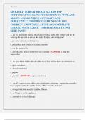 620 ADULT DERMATOLOGY AG AND FNP  CERTIFICATION EXAM 4TH EDITION BY WINLAND BROWN AND DUNPHY&vert;&vert; ACCURATE AND  FREQUENTLY TESTED QUESTIONS AND 100&percnt;  CORRECT ANSWERS&vert;&vert; LATEST AND COMPLETE  UPDATE WITH EXPERT VERIFIED SOLUTIONS&vert;&vert;  SURE PASS&excl;&excl; 
