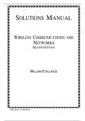Wireless Communications &ndash; Solutions Manual for Exercises &ndash; Theodore S&period; Rappaport&comma; 2nd Edition &ndash; Complete Answer Guide