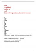 6531 Combined midterm and final review questions with correct answers 