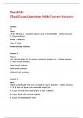 Nurs6531 Final Exam Questions With Correct Answers
