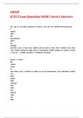 NRNP 6531 Exam Questions With Correct Answers