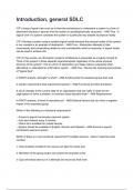 Introduction&comma; general SDLC questions and answers graded A&plus; 2025&sol;2026