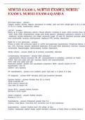 NUR 511 EXAM 1&comma; NUR 511 EXAM 2&comma; NUR511 EXAM 3&comma; NUR511 EXAM 4 Q AND A