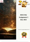 PHY3702 Assignment 3 Quantum Physics &lpar;Accurate Solutions&rpar; Due 2025 