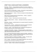 HRMT FINAL EXAM QUESTIONS & ANSWERS