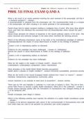 PBHL 511 FINAL EXAM Q AND A